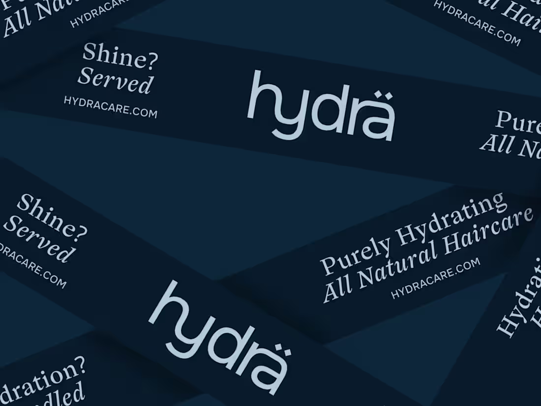 Cover image for Brand Identity for Eco-Conscious hair care| Hydrä