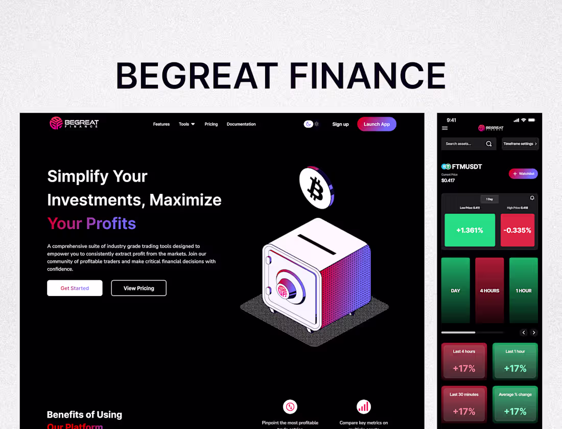 Cover image for Begreat Finance