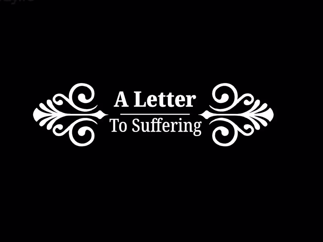 Cover image for A Letter to Suffering