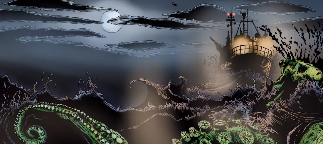 Cover image for February 11th 2024 - Fishing Vessel Encounters Giant Octopus