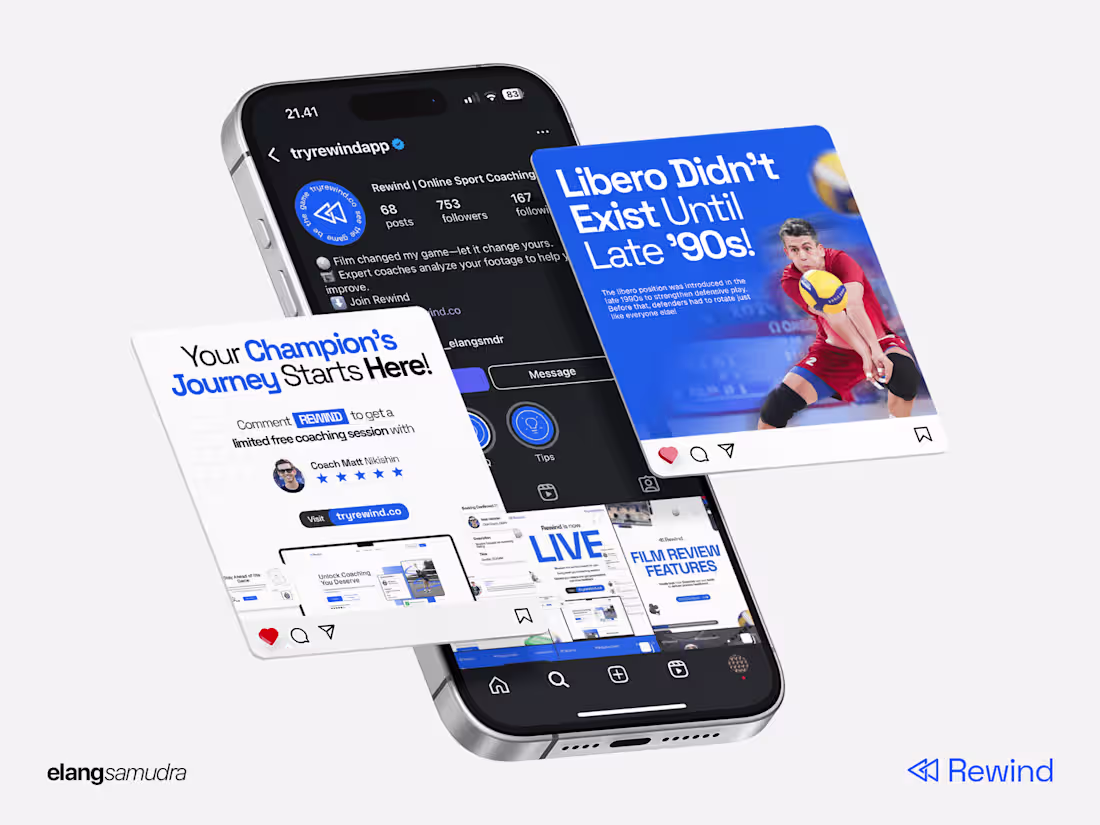 Cover image for Rewind | Social Media Manager by Elang Samudra