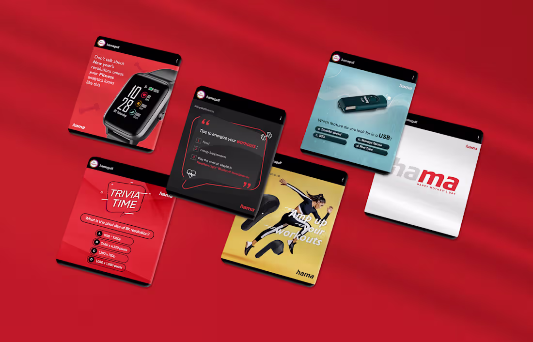 Cover image for Hama | Social Media Posts & Videos