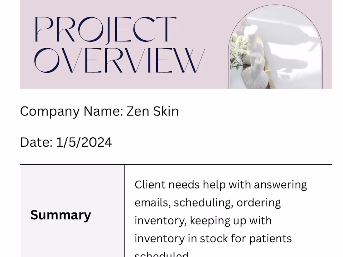 Cover image for Project plan