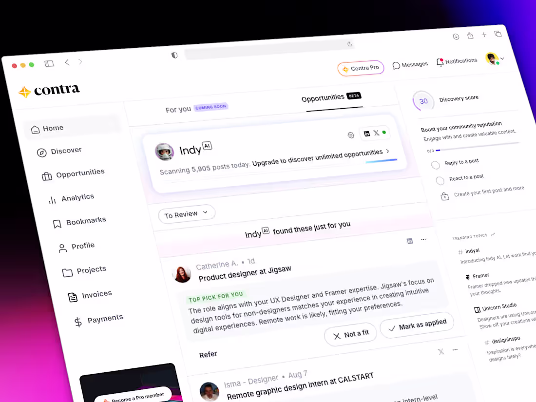 Cover image for Contra User Experience Enhancement