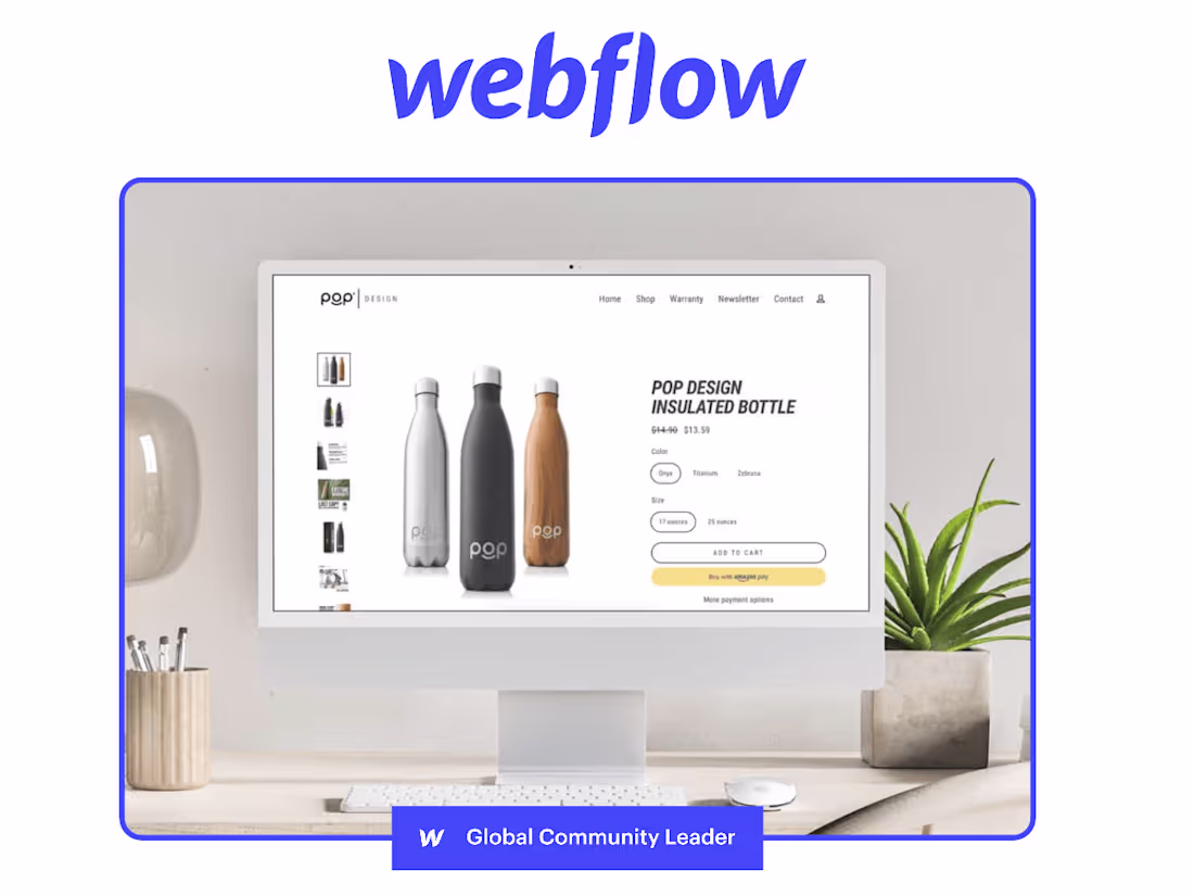 Cover image for Webflow Landing Page Development ✨