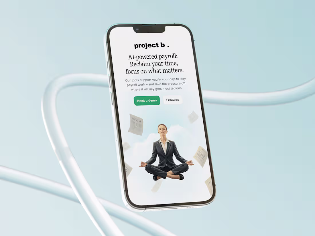 Cover image for Project B. | AI-powered payroll platform