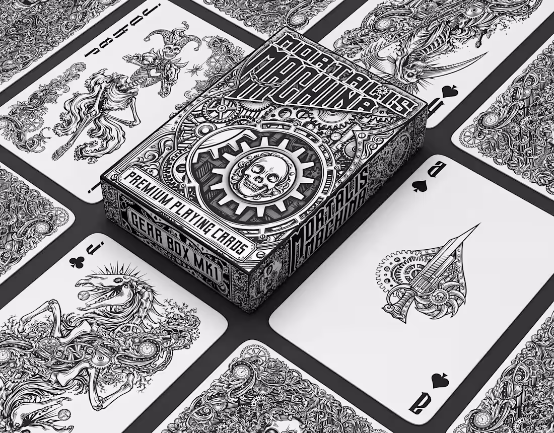 Cover image for Custom Playing Card Deck - Goth & Steampunk