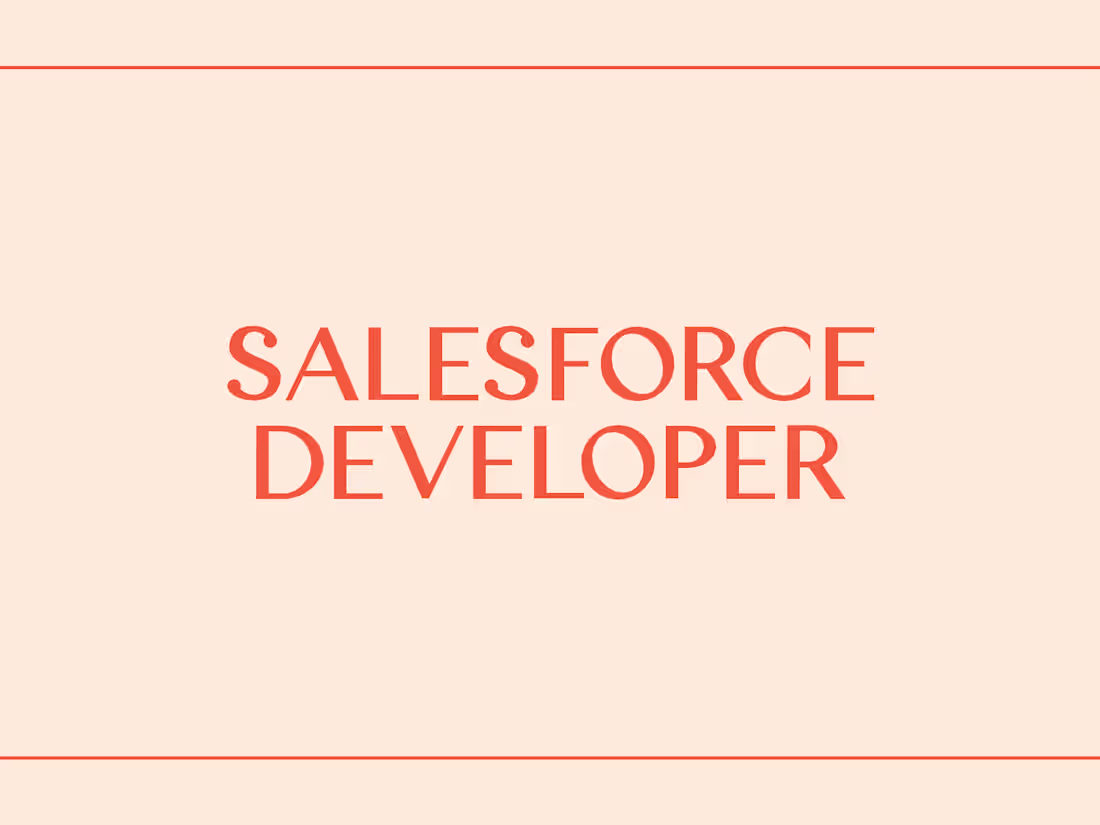 Cover image for Salesforce Development