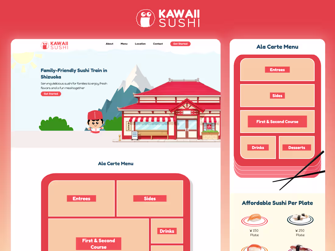 Cover image for Kawaii Sushi