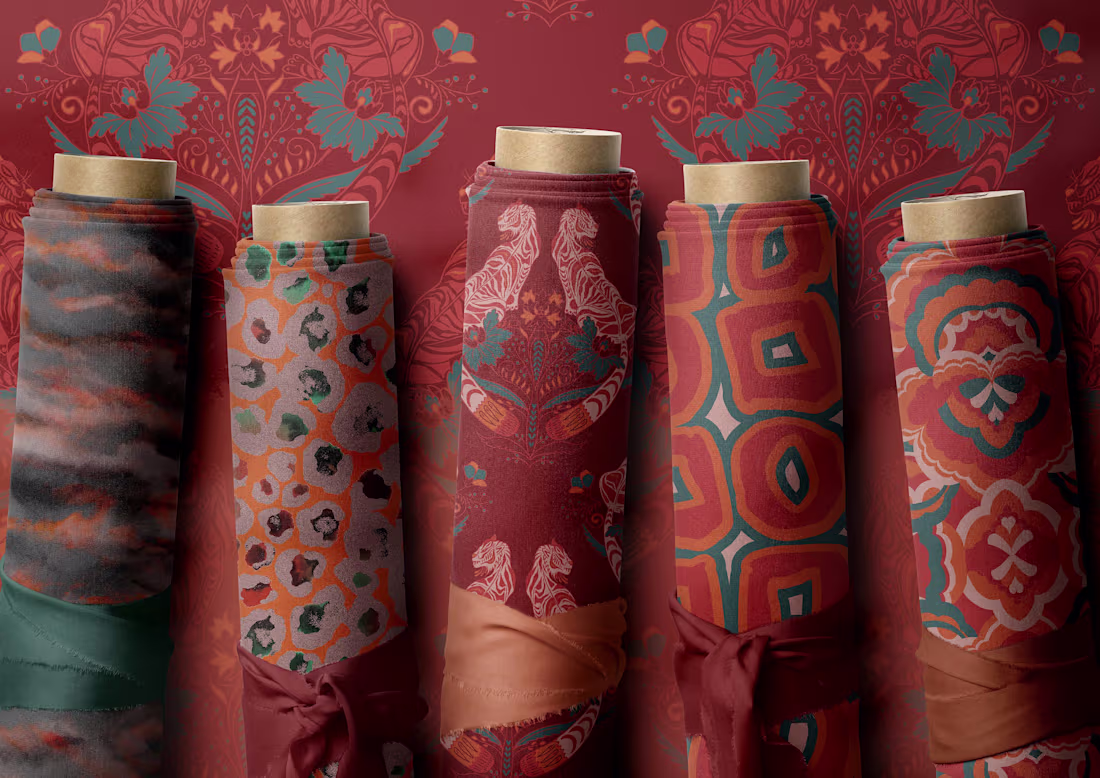 Cover image for YEAR OF TIGER - SEAMLESS SURFACE PRINT DESIGN