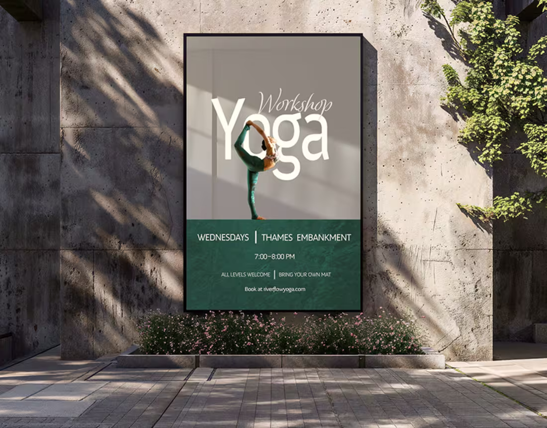 Cover image for Yoga Workshop Poster