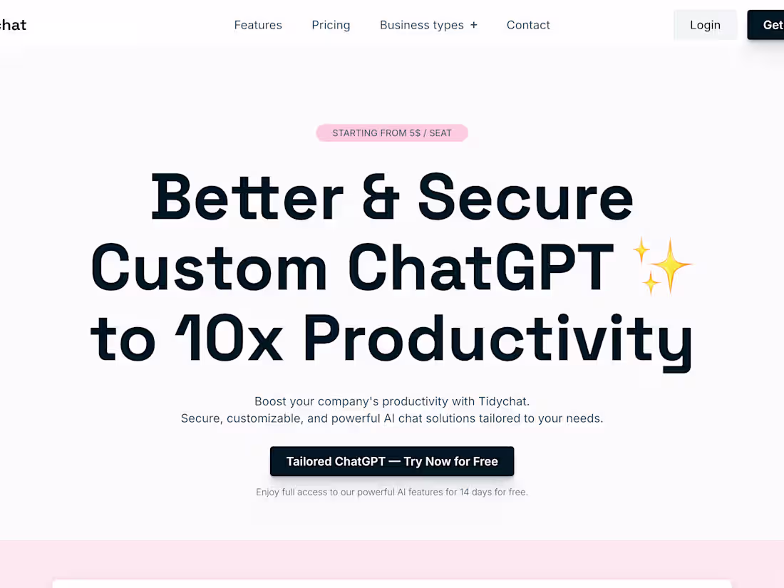 Cover image for Tidychat - Better & Budget Custom ChatGPT to 10x Productivity