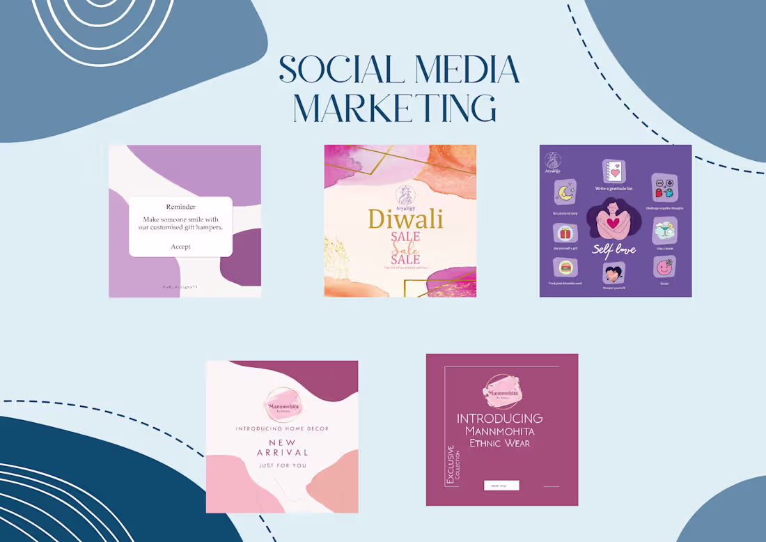 Cover image for social media design