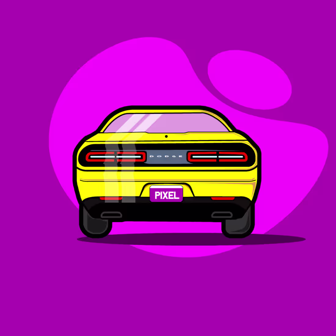 Cover image for Illustration Dodge Challanger