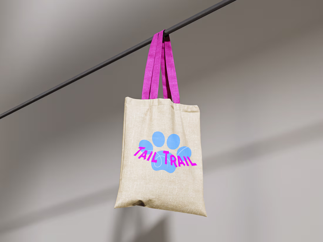 Cover image for Logo Design for TailTrail walking dog app and merch