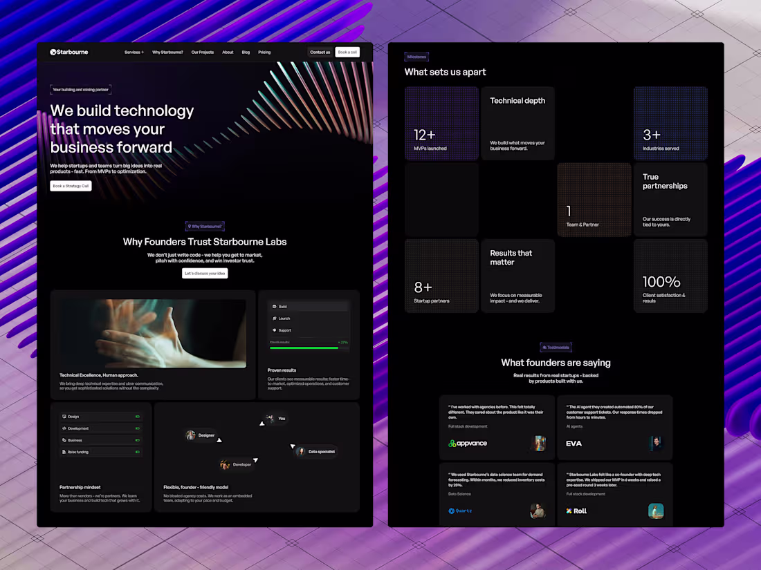 Cover image for Multi-page website design & Framer development & copywriting