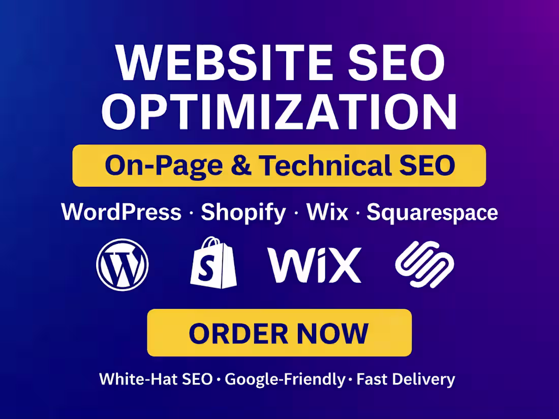 Cover image for I will optimize website onpage technical SEO service wordpress 