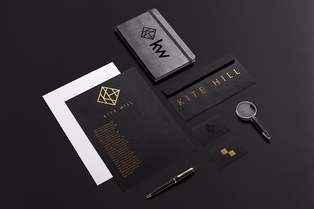 Cover image for Kite Hill Stationary Branding