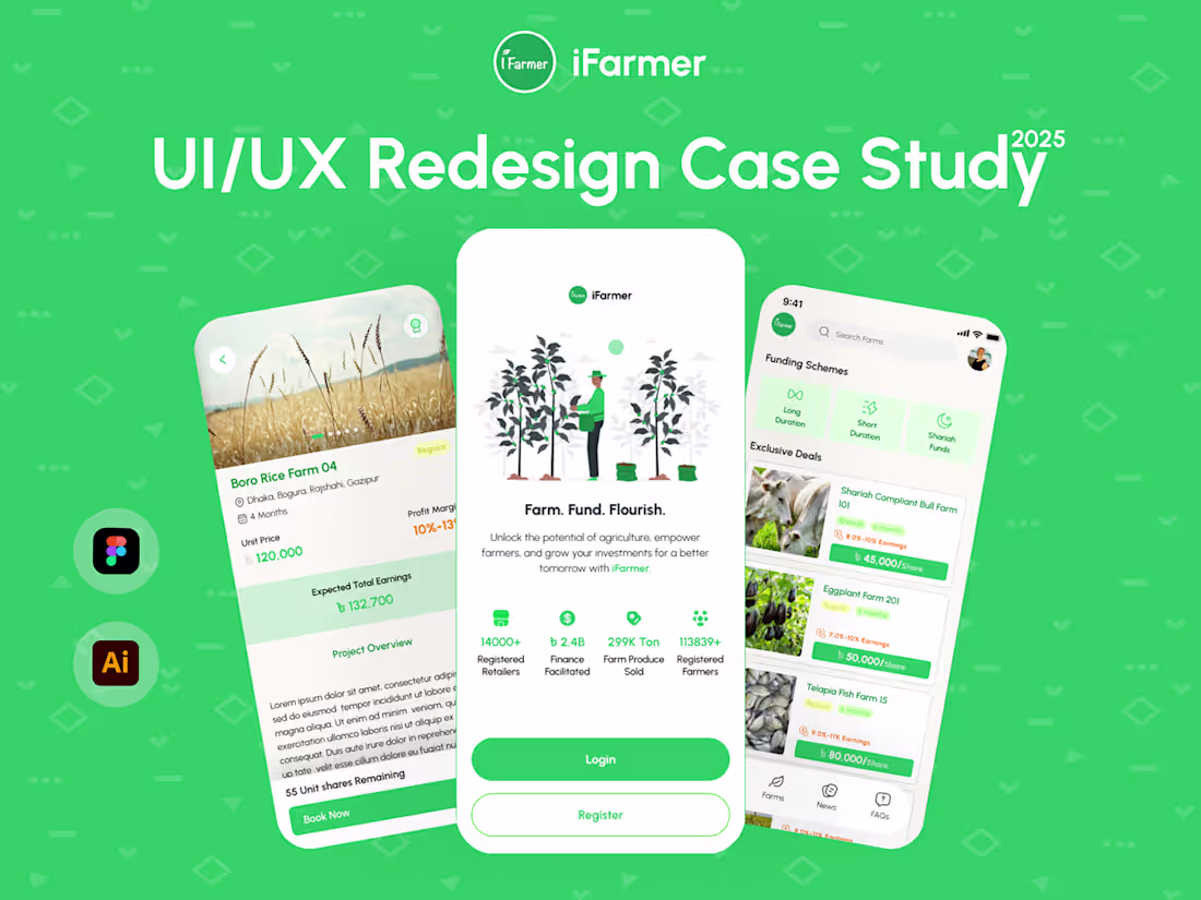 Cover image for iFarmer App UI/UX Redesign