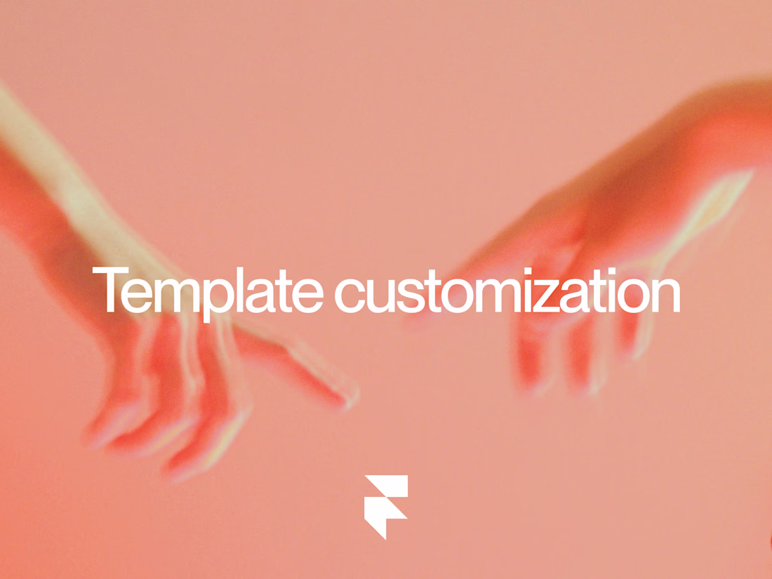 Cover image for Framer Template Customization