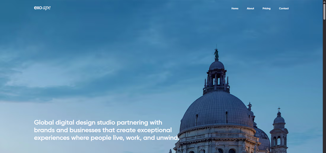 Cover image for A stunning, full-screen website for