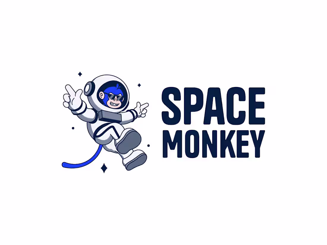 Cover image for Space Monkey - Logo Design