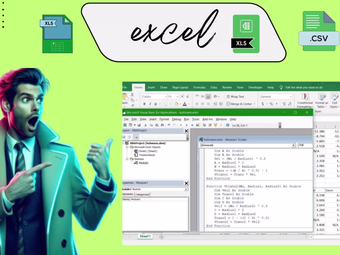 Cover image for Do excel spreadsheet, excel vba, data entry, excel functions