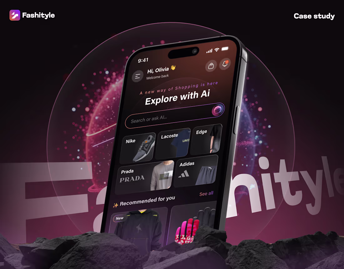Cover image for AI eCommerce | Mobile app & Website UI UX | FocoTik