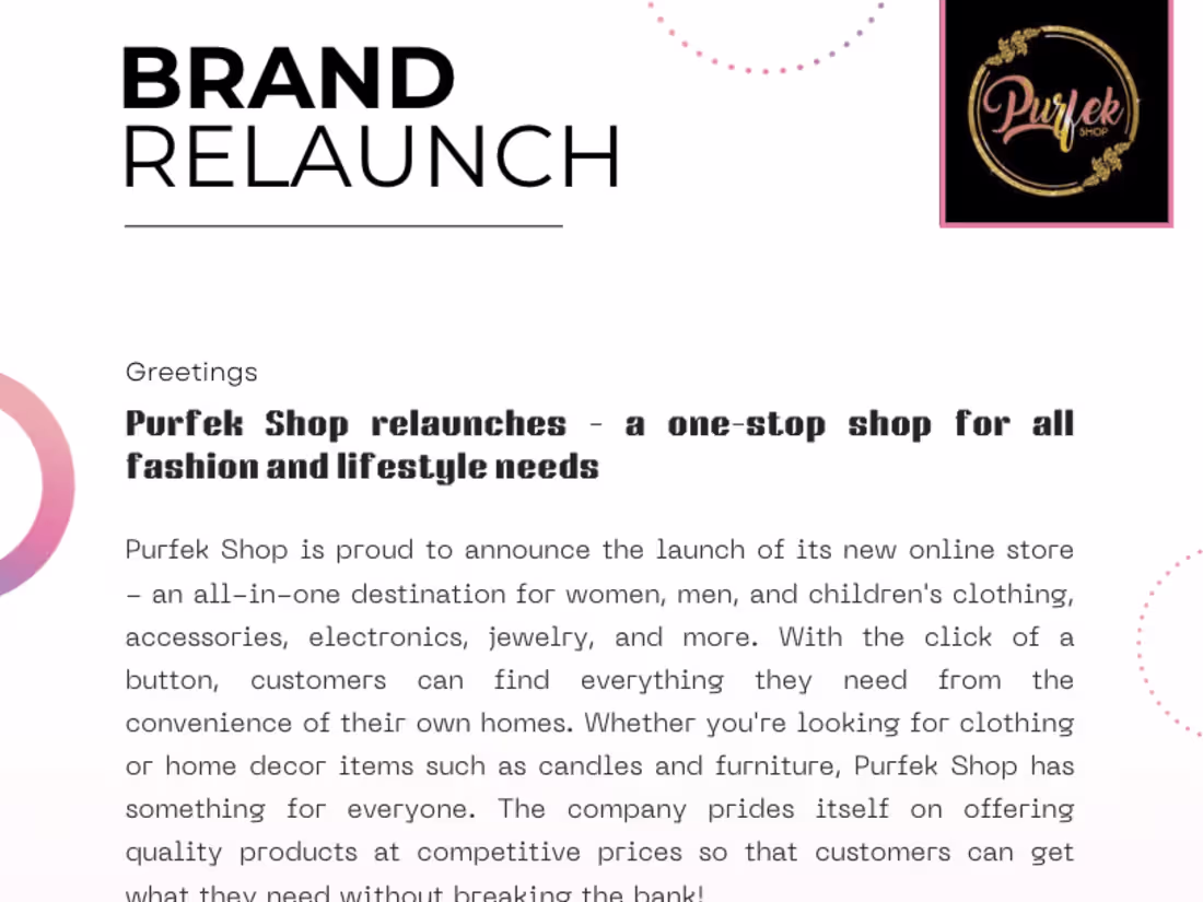 Cover image for Press Release