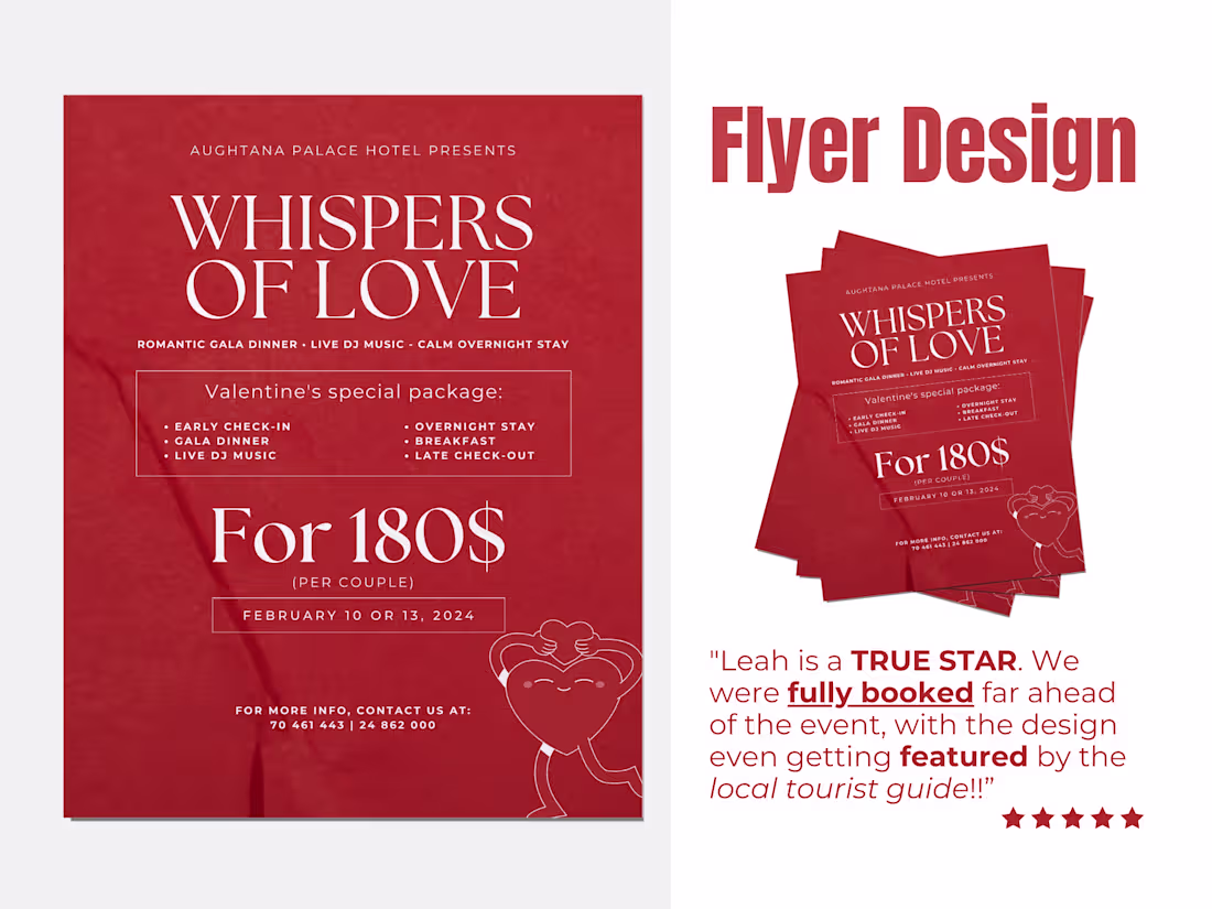 Cover image for Valentine Themed Event Flyer Design