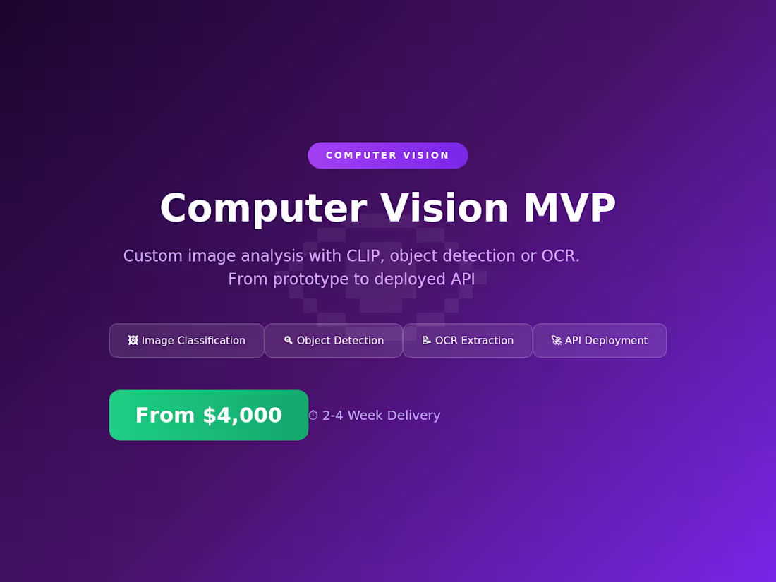 Cover image for Computer Vision MVP - Image Analysis & Detection