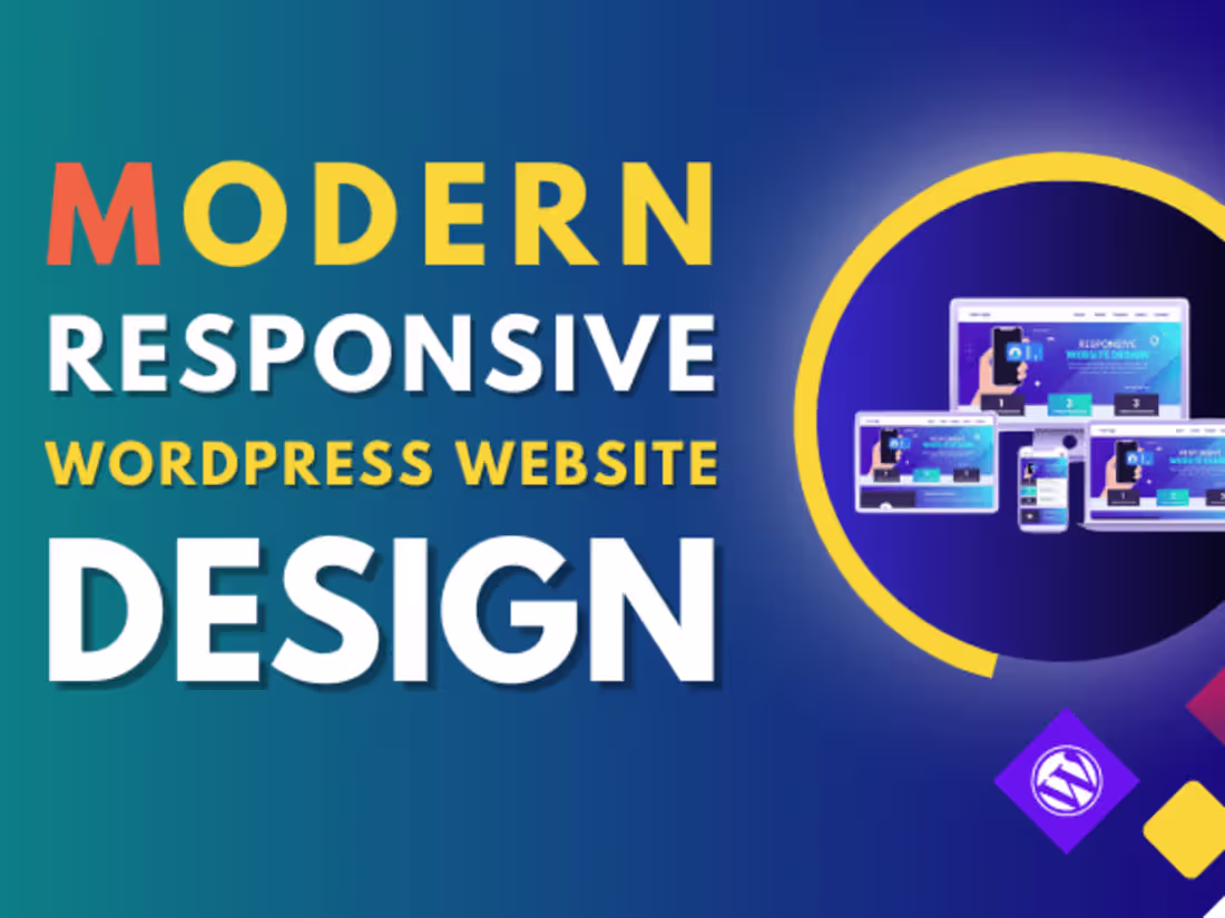 Cover image for Modern Wordpress Website Design and Customization