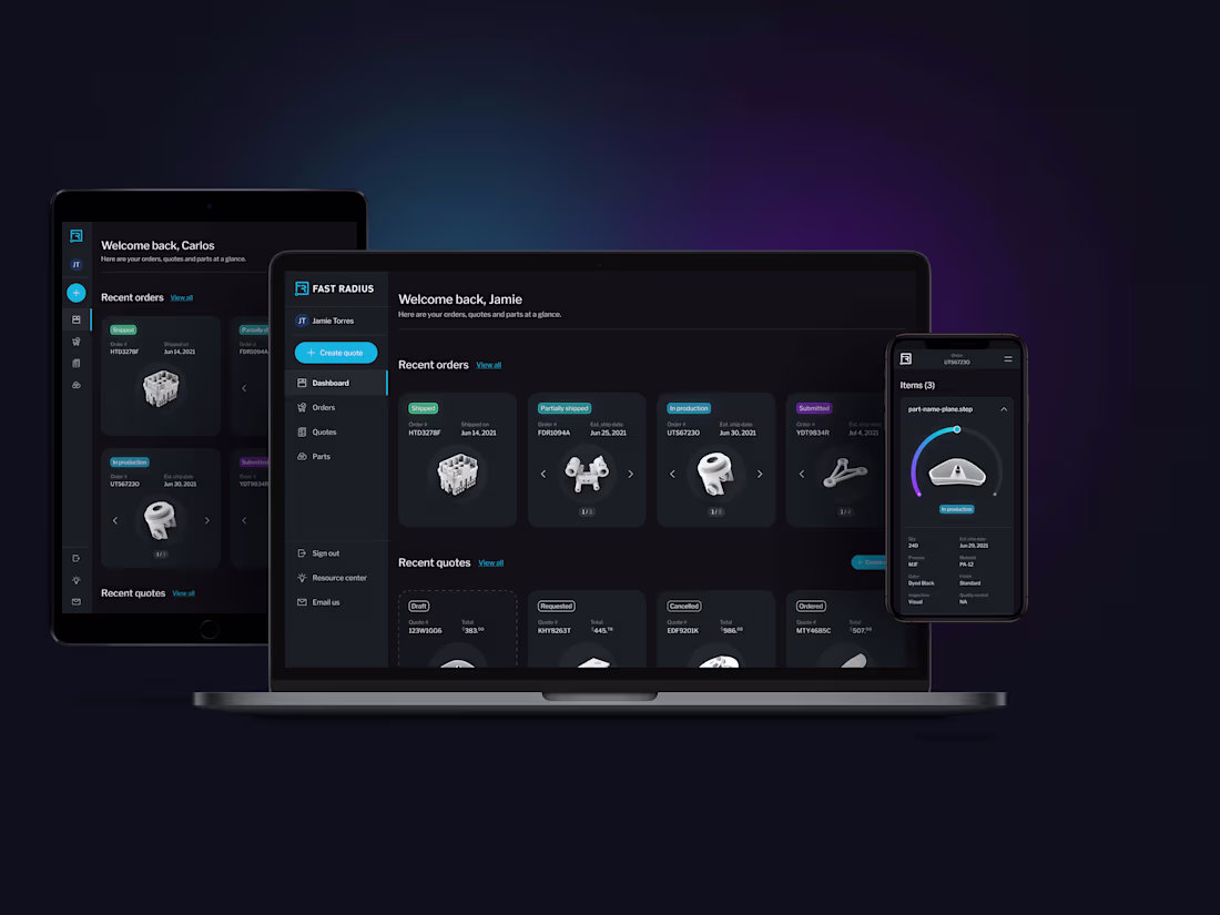 Cover image for Fast Radius — Maja Stojanovic