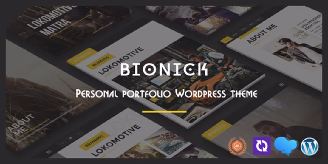 Cover image for Bionick | Personal Portfolio WordPress Theme