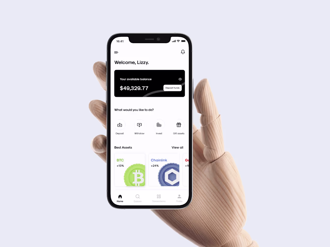 Cover image for Crypto Investment app