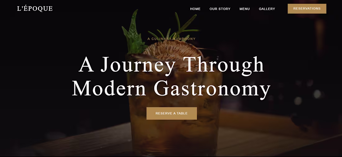 Cover image for This is a restaurant webpage