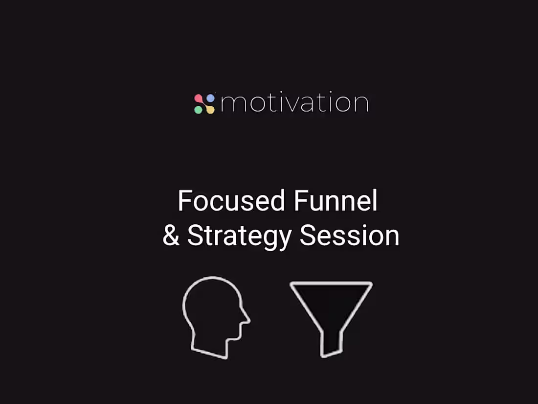 Cover image for Focused Funnel & Offer Strategy Session