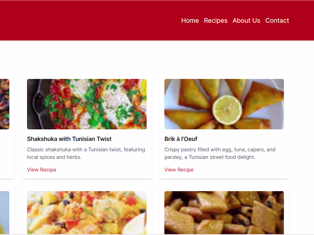 Cover image for Taste Of Tunisia (recipe finder)
