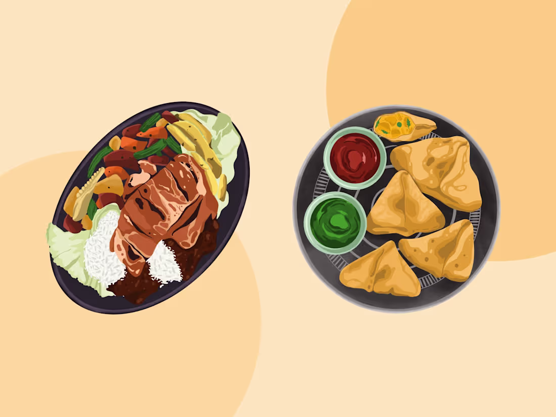 Cover image for Food illustrations I created for Figma Community It's free �...