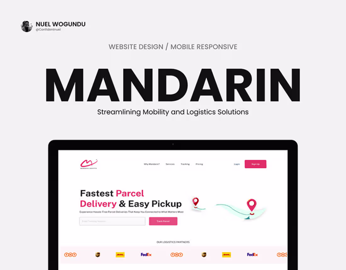 Cover image for Mandarin - An advanced logistics company