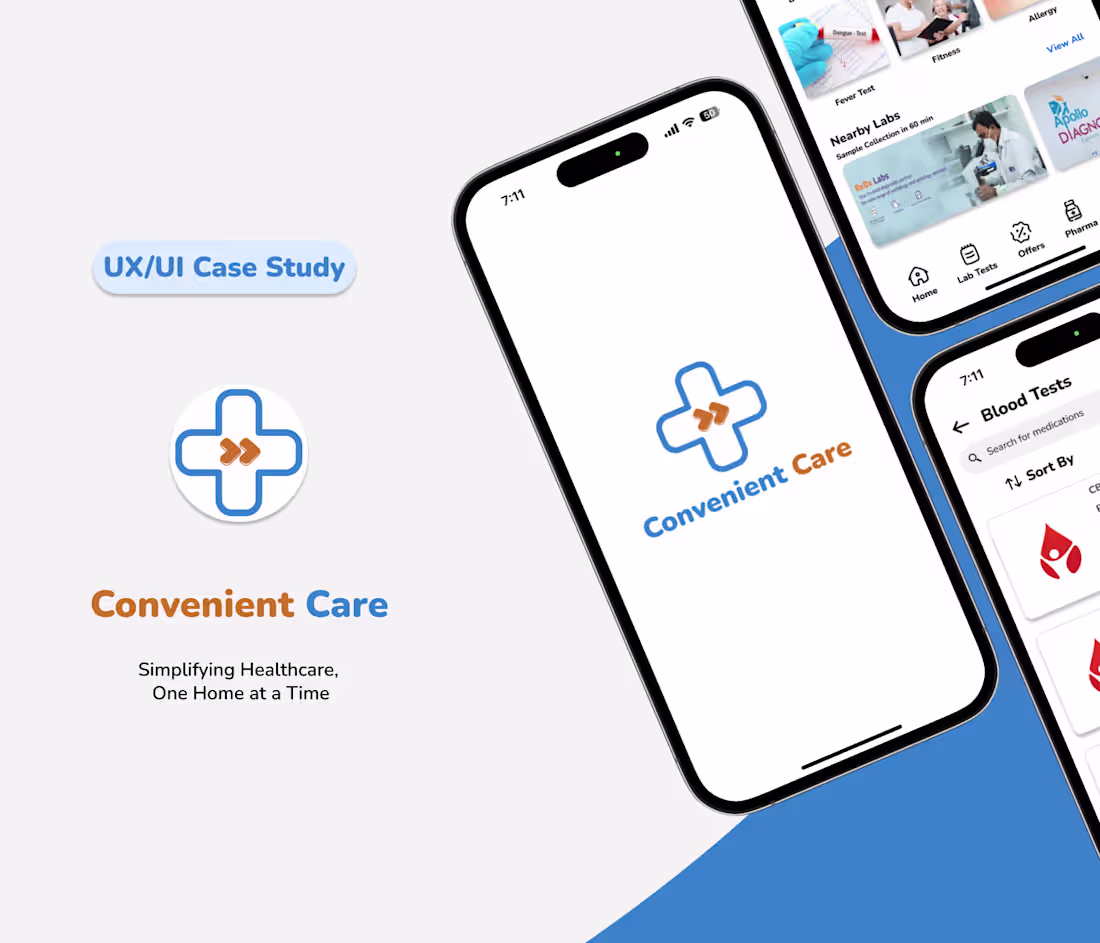 Cover image for Convenient Care | UX Case Study