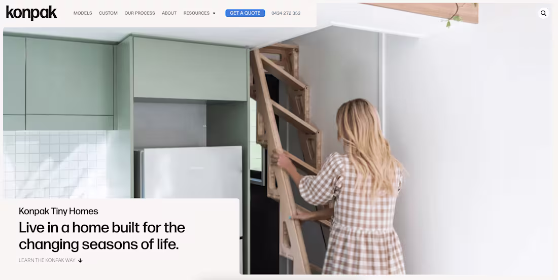 Cover image for Konpak Tiny Homes