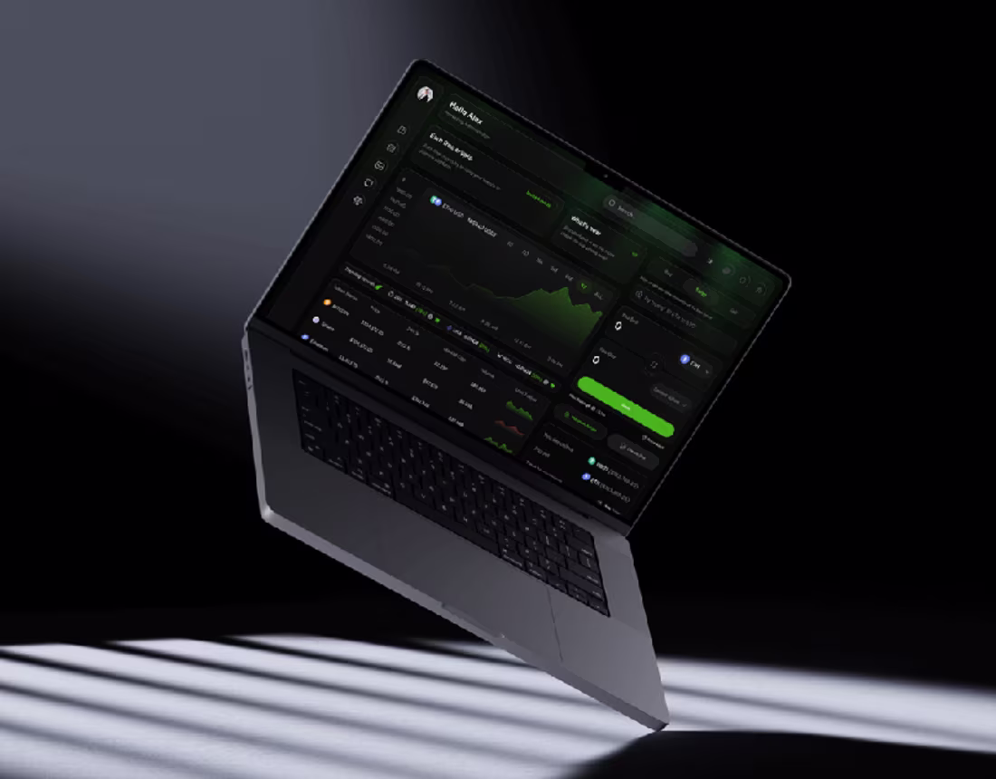 Cover image for Dark Mode Crypto Dashboard UI