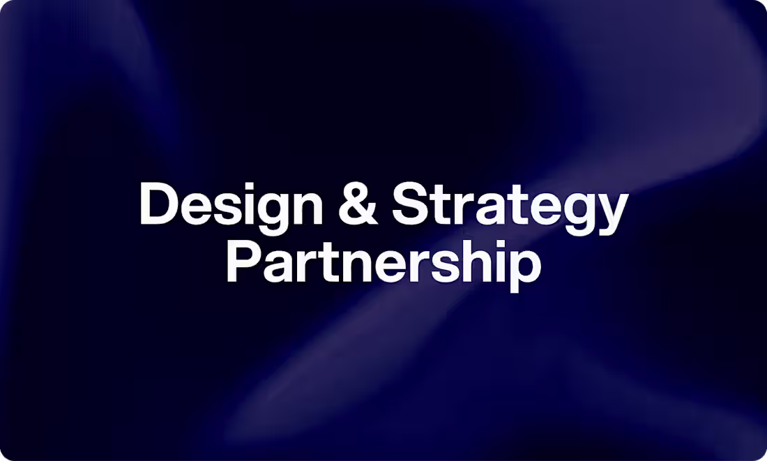 Cover image for Design & Strategy Partnership