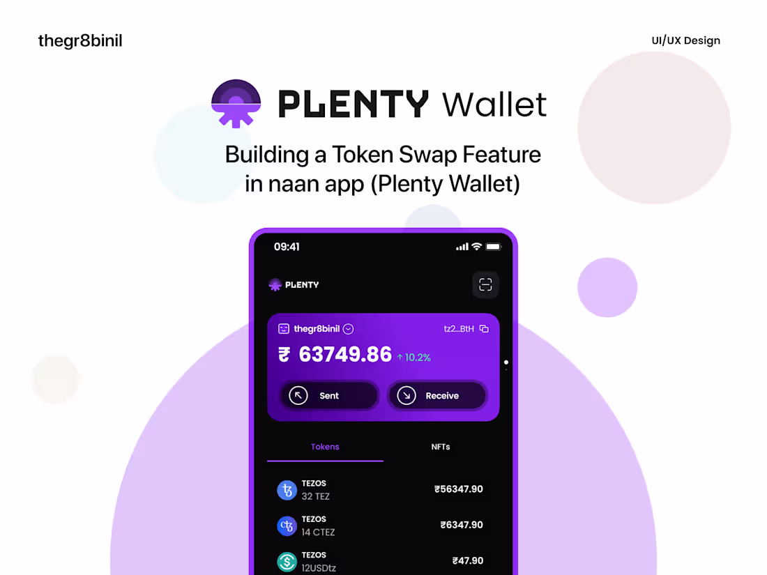 Cover image for Plenty Wallet (Swap Feature)