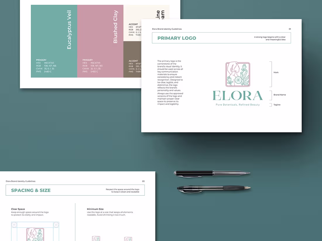 Cover image for Logo Design + Logo Guidelines