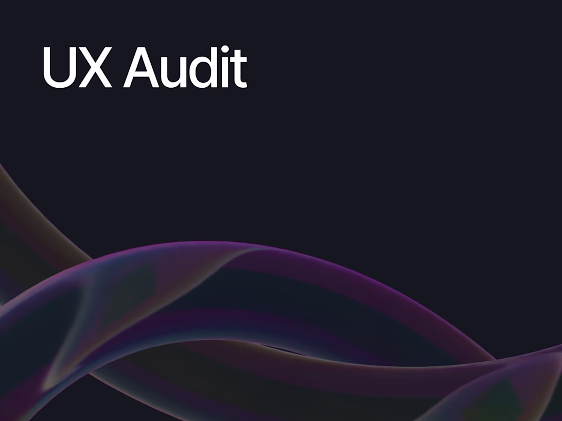Cover image for UX Audit