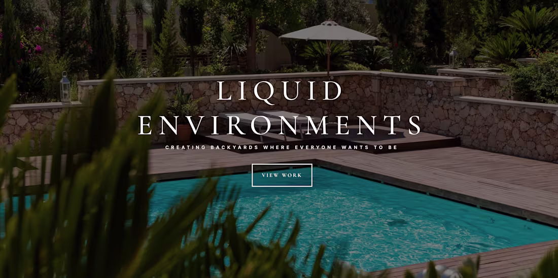 Cover image for Liquid Environments