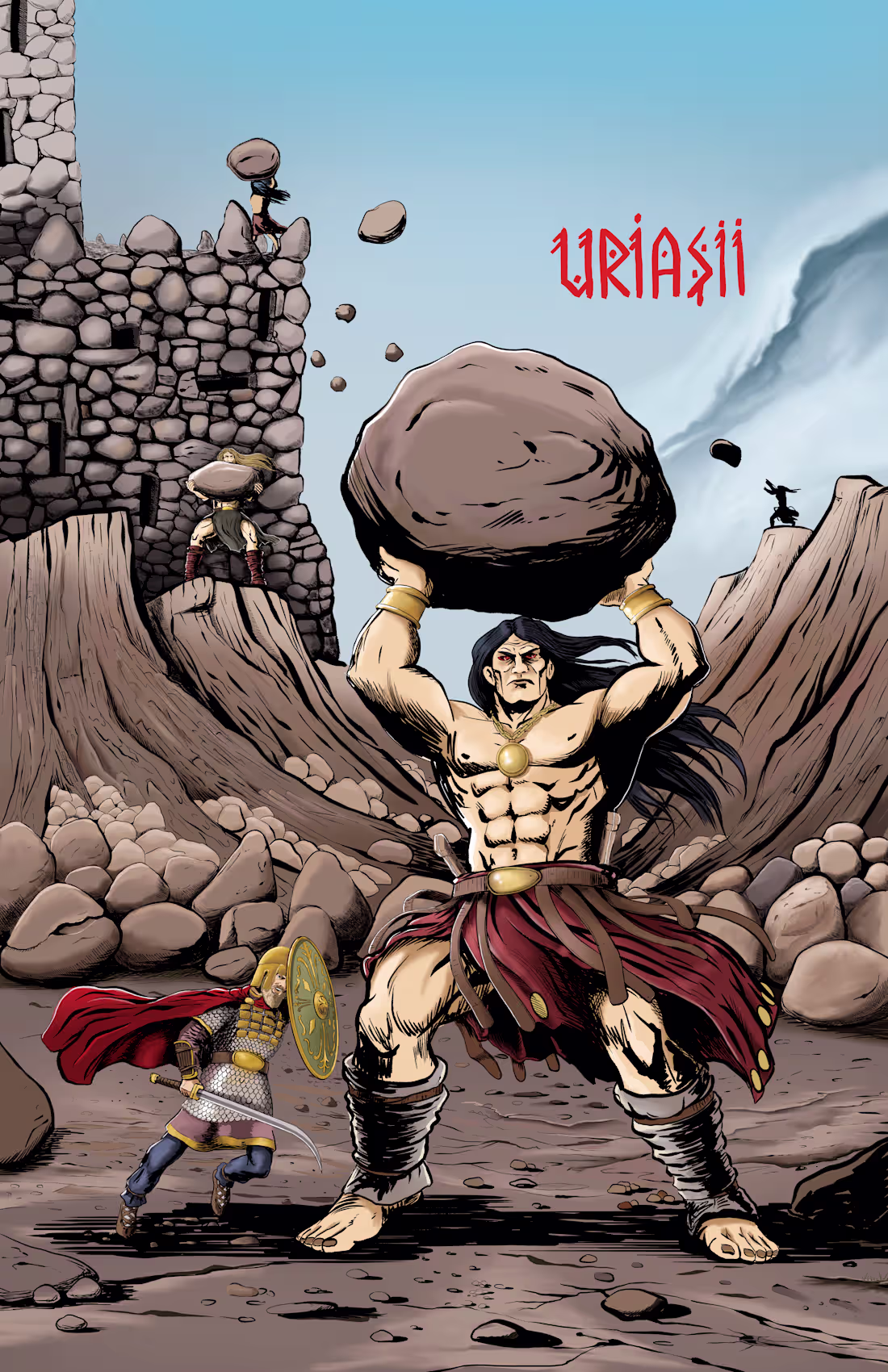 Cover image for URIAȘ - a giant from Romanian-Moldovan mythology, rooted in ...