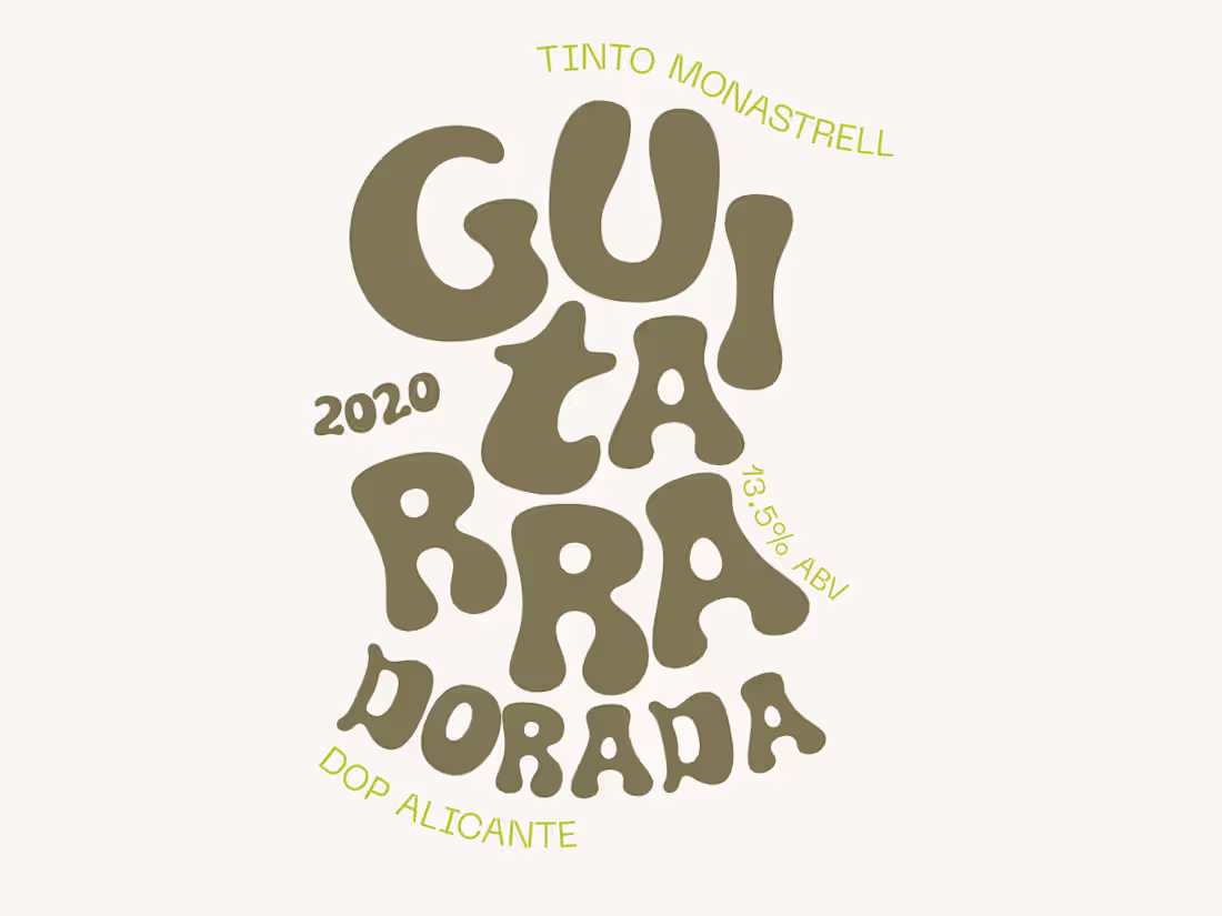 Cover image for Wine label Guitarra dorada 